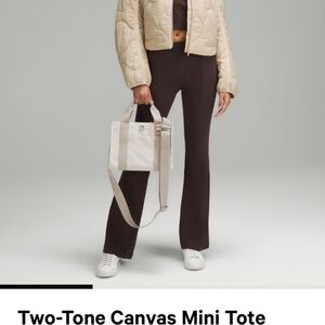 Two-toned canvas mini-tote lululemon